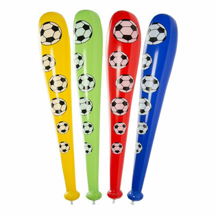 Duża dmuchana pałka piłkarska, 84cm długości (12 szt.)