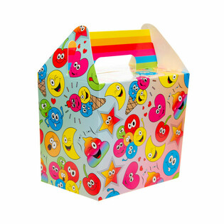 PUDEŁKO MENU / PUDEŁKO NA PREZENTY SMILEY 14x10x17 cm (12 szt.)