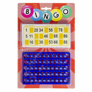 Zestaw do gry w Bingo na karcie (6 sztuk)
