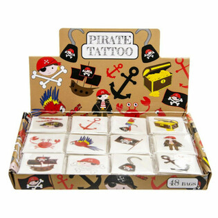 Tatuaże Fun - Pirat (48 opakowań)