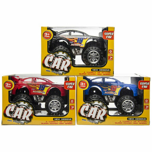 Monster Truck w Pudełku Ekspozycyjnym (6 sztuk)