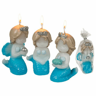 **MEGA TANIO** ŚWIECA SYRENKA / MERMAID W DISPLAYU (12 szt.)