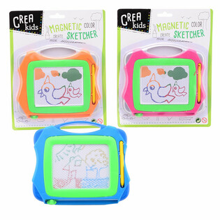 CREA KIDS - MAGNETYCZNA TABLICA ZNIKOPIS KOLOROWA (12 szt.)