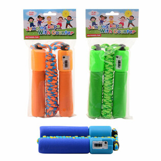 OUTDOOR FUN - SKAKANKA Z LICZNIKIEM, 2,10 M (6 szt.)