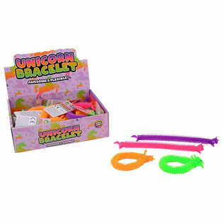 Bransoletki Puffer Jednorożec w Displayu (48 sztuk)