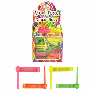 Małe grzechotki w wyświetlaczu - Mix neonowy (108 szt.)