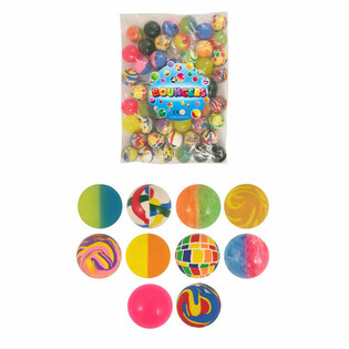 Mix Dużych Piłek Kauczukowych &Oslash;4,3CM (50 szt.)