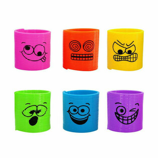 MINI SPIRALKI FUNNY FACES &Oslash;3.5 CM (6 szt.)