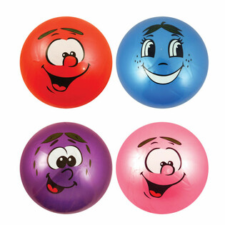 Wesoła Piłka z Buźką Smiley &Oslash; 25 cm (12 sztuk)