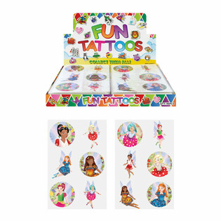 Tatuaże Fun - Wyświetlacz Wr&oacute;żki (96 sztuk)