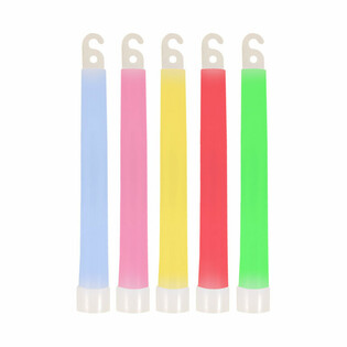 ŚWIETLIKI GLOW STICK - 15CM ZE SZNURKIEM - MIX KOLOR&Oacute;W (25 szt.)