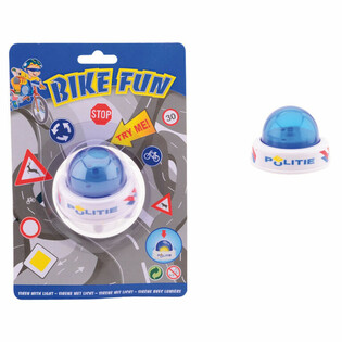 Syrena policyjna Bike Fun - Światło i dźwięk do roweru dziecięcego