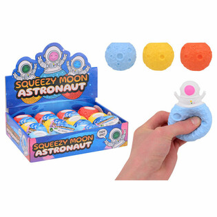 Astronaut Squeezy Moon Ball - W Ekspozytorze (12 sztuk)