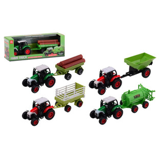 FARM MASTER - ZESTAW TRAKTORÓW DIE-CAST - MIX (12 szt.)
