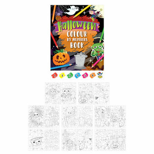 Kolorowanki Halloween - Malowanie po numerach (48 szt.)