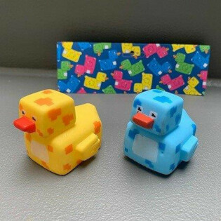 Zestaw kaczek Gaming - Kaczki do kąpieli 6x5 cm (4 sztuki)