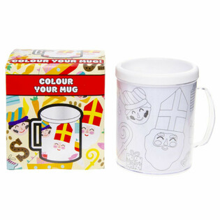 Mikołajki Sinterklaas Kubek do Kolorowania (2 szt.)