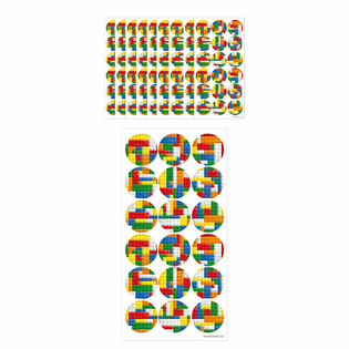Naklejki Fun - Klocki Brickz (10 arkuszy)