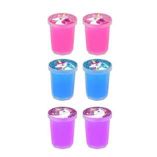 Małe Slime Jednorożec w Pojemniczkach (6 szt.)
