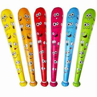 Duża Nadmuchiwana Pałka Smiley - 85cm