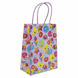 Papierowe Torebki Prezentowe Smiley - 16x9x22 cm (12 sztuk)