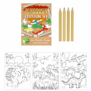 Zestaw do rysowania Dinozaur ECO FRIENDLY (25 sztuk)