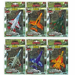 Metalowe Samoloty F16 Die-Cast (6 szt.)