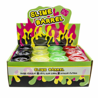 KOLOROWY GLUT SLIME W BECZCE W DISPLAYU (12 szt.)