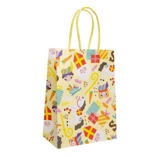 PAPIEROWA TOREBKA PREZENTOWA - SINTERKLAAS - 16x9x22 CM (12 szt.)