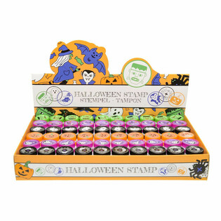 Pieczątki Halloween w Ekspozytorze (60 sztuk)