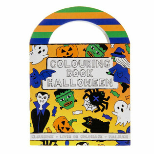 Małe Kolorowanki na Halloween z Naklejkami (48 Sztuk)