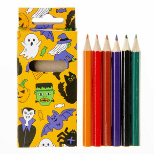 Zestaw 6 kredek Halloween (24 zestawy)