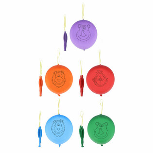 Balony Punch Zwierzęta z Dżungli (50 sztuk)