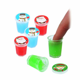 Boże Narodzenie - Małe Słoiczki ze Slime (6 szt.)