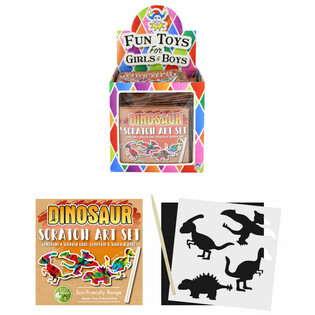Eko Magiczne Zdrapki Dinozaury - Display (108 szt.)