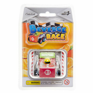 SAMOCH&Oacute;D WYŚCIGOWY PULLBACK - BEVERAGE RACE CAR (12 Sztuk)
