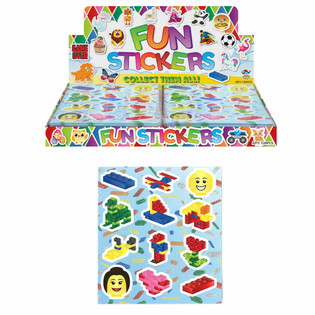 NAKLEJKI FUN - Klocki Brickz (120 szt.)