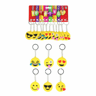 Breloczki Buźki Smiley Mix (12 sztuk)