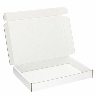 Pudełko fasonowe do skrzynki pocztowej A5 BIAŁE - 220x155x28 mm (50 szt.)