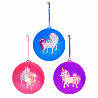 Piłka Jednorożec ze Sznurkiem / Piłka Bungee &Oslash;23 cm (24 szt.)