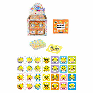 MAŁE GRY MEMORY - MODEL: SMILEY - W DISPLAYU (64 szt.)