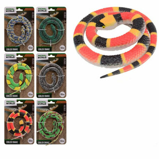 Wąż Animal World na Karcie (60 cm) - Ekspozytor 24 sztuki