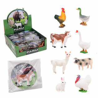ANIMAL WORLD - Zwierzęta Wiejskie w Ekspozytorze (36 szt.)
