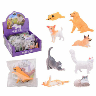 ANIMAL WORLD - FIGURKI ZWIERZĄT DOMOWYCH W WYŚWIETLACZU (36 szt.)