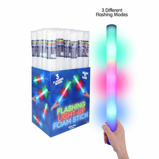 Świecące Pałki LED z Pianki - Multicolor Party Display (24 szt.)