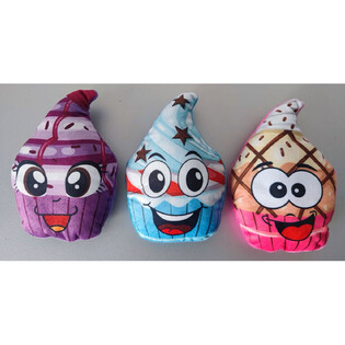 PLUSZOWY CUPCAKE - MIX KOLOR&Oacute;W (24 szt.)