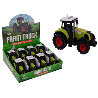 TRAKTOR ROLNICZY ZE ŚWIATŁEM I DŹWIĘKIEM - W DISPLAYU (8 szt.)
