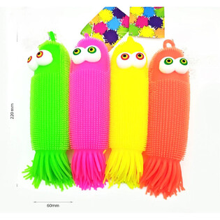 PIŁKA PUFFER OŚMIORNICA - DŁUGOŚĆ 20CM - W DISPLAYU (12 szt.)