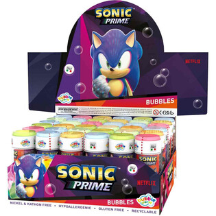 Bańki Mydlane SONIC - 60ml - Ekspozytor (36 szt.)
