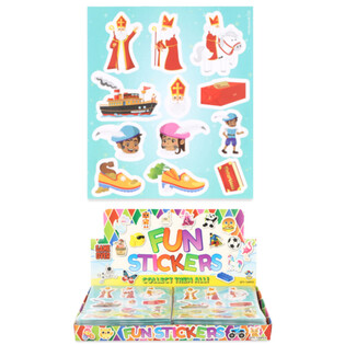 FUN STICKERS – MODEL: SINTERKLAAS (120 szt.)